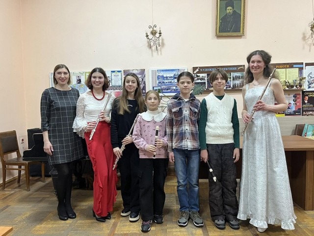 Творчий вечір учнів класу викладача Оксани Макарової   «Флейта – музика душі»