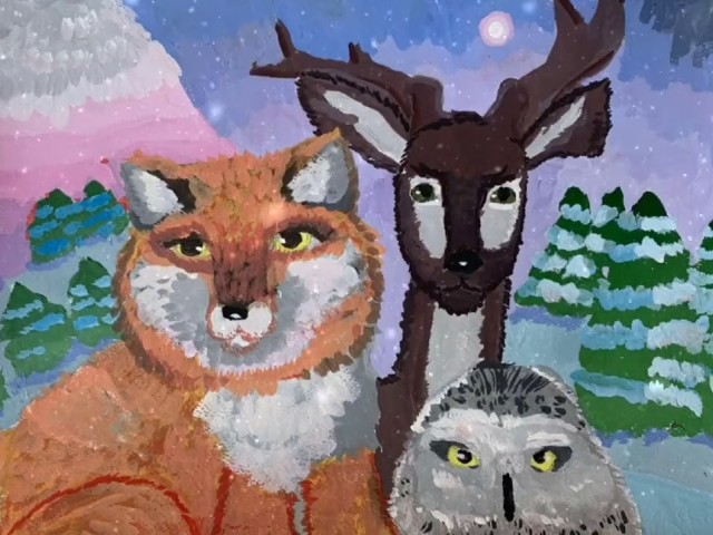 Різдвяно-новорічне привітання образотворчого та декоративно-ужиткового відділів