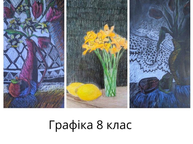 Колажі випускних робіт учнів 8 кл - Клочко Ольга В'ячеславівна