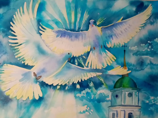 Майстер-клас «Голуб миру»