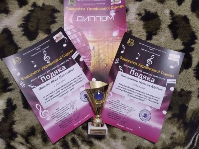 Всеукраинский конкурс мистецтв  "Фаворити української сцени"  м. Полтава-2021