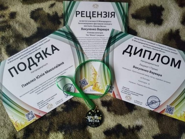 XI міжнародний багатожанровий фестиваль-конкурс мистецтв "Зіркова весна" 2021