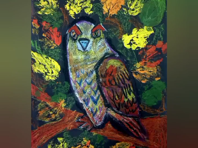 Виставка робіт Зразкового колективу декоративно-прикладного мистецтва “Барви” на тему “Вечірній ліс”